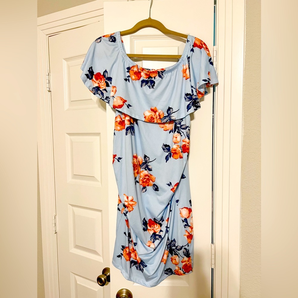 PinkBlush Maternity Dress, only wore once for shower